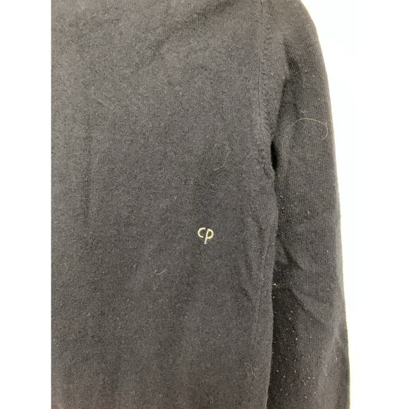 Chinti and Parker Wool Cashmere Blend Sweater Size Small Navy Knit Crew Neck - Picture 4 of 7
